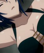 Anime cartoon babe with huge tits