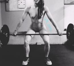 Being Nude And Working With A Barbell.. My 2 Favs ???